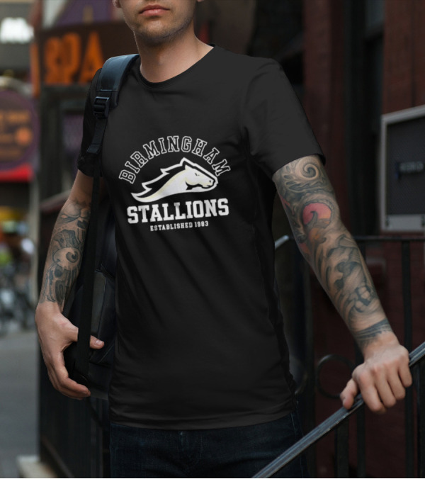 Michael Strahan Birmingham Stallions Established 1983 T-Shirt