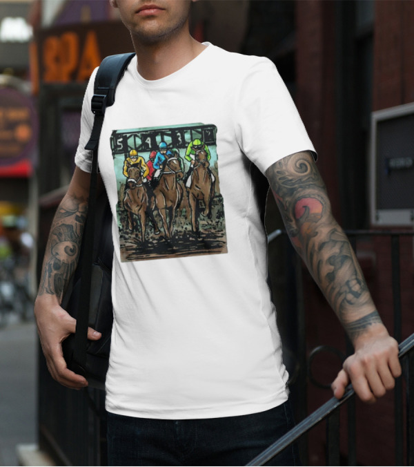 U Horse Races Waitlist Action 54321 T-Shirt