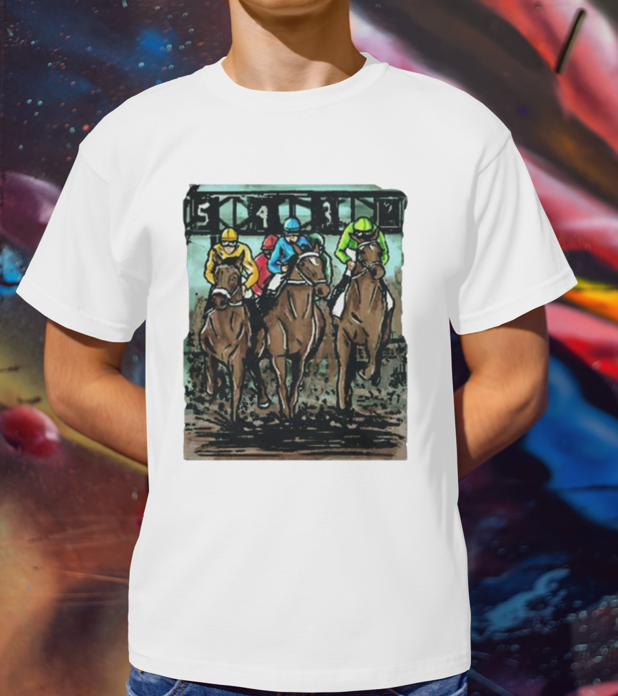 U Horse Races Waitlist Action 54321 T-Shirt