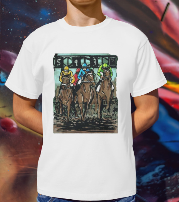 U Horse Races Waitlist Action 54321 T-Shirt