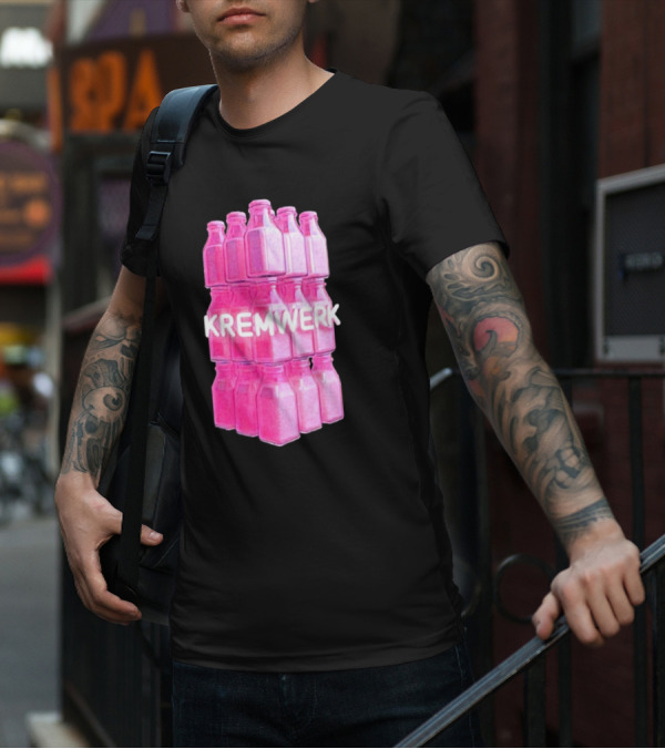 Kremwerk Seattle Wa Pink Cream Bottles Factory T-Shirt