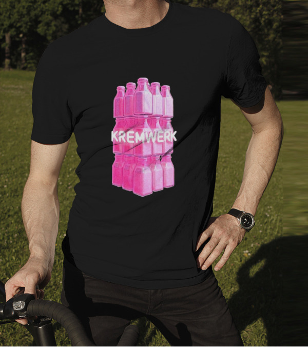 Kremwerk Seattle Wa Pink Cream Bottles Factory T-Shirt