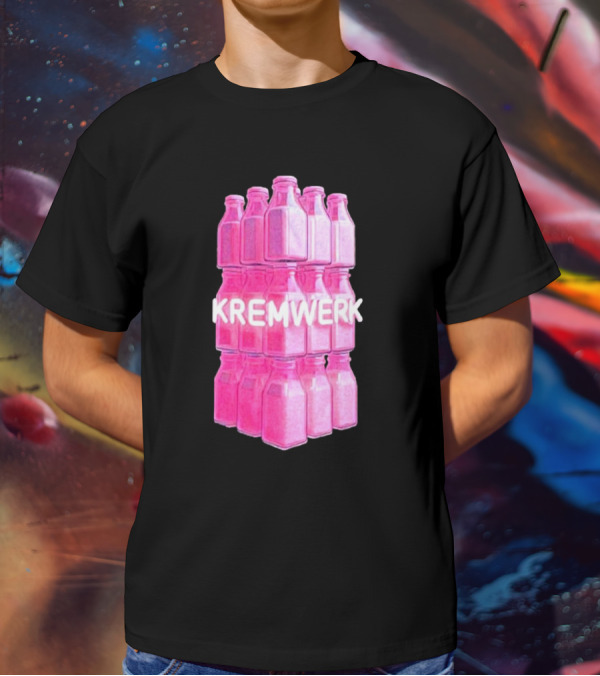 Kremwerk Seattle Wa Pink Cream Bottles Factory T-Shirt