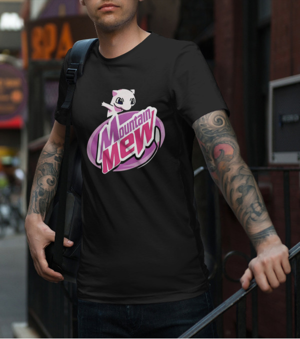 Mountain Mew Pokemon Go Mewtwo Parody Mountain Dew T-Shirt