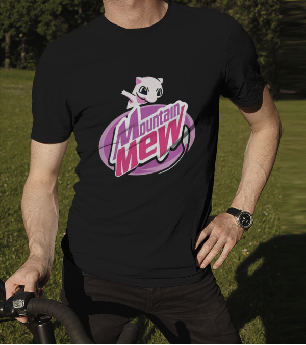 Mountain Mew Pokemon Go Mewtwo Parody Mountain Dew T-Shirt