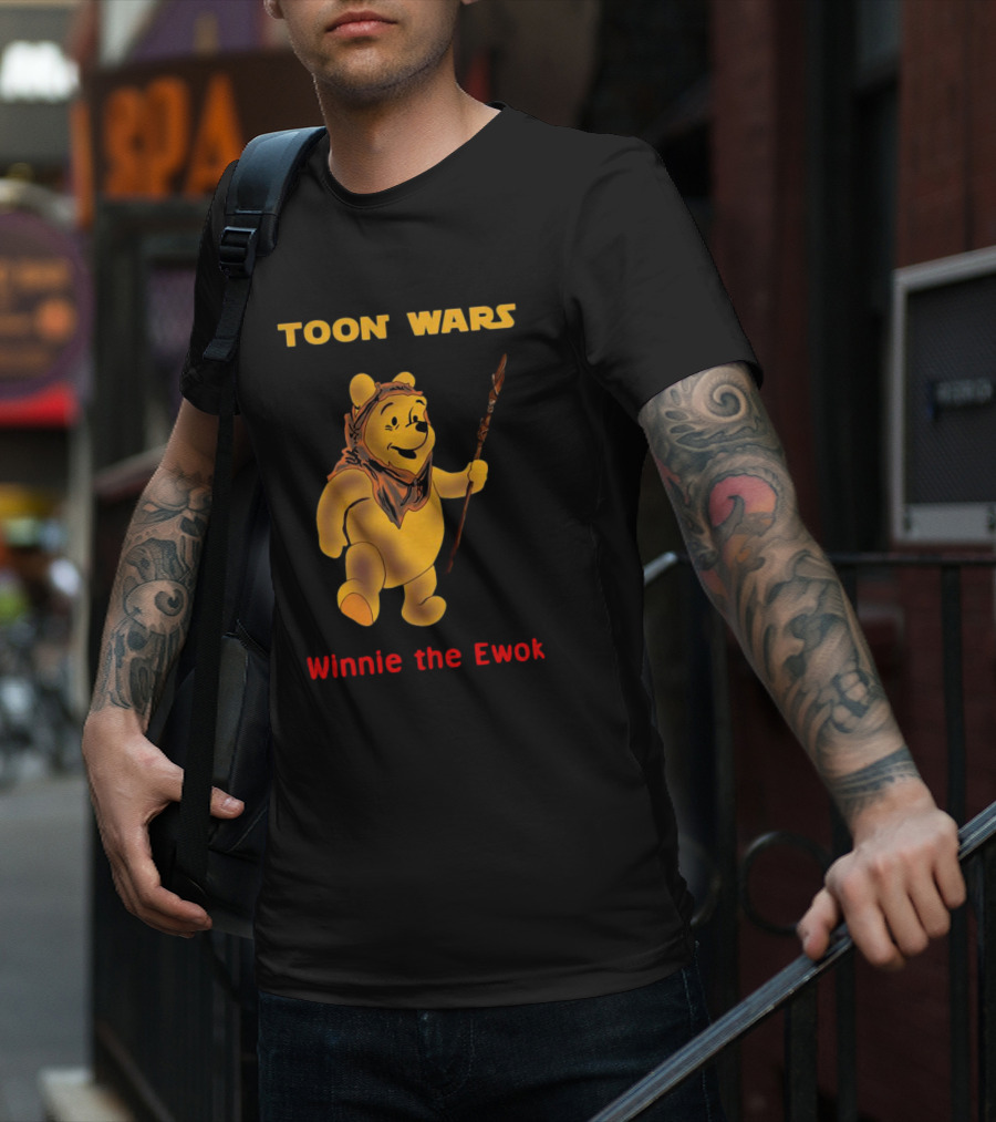 Toon Wars Winnie The Ewok Pooh Bear T-Shirt
