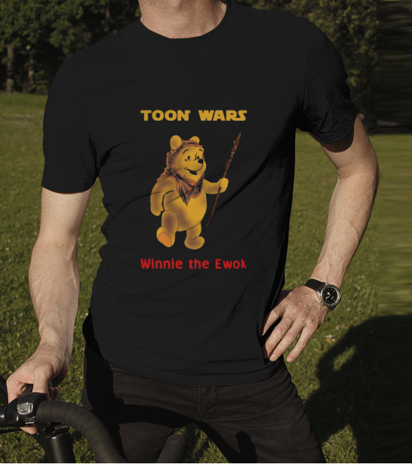 Toon Wars Winnie The Ewok Pooh Bear T-Shirt