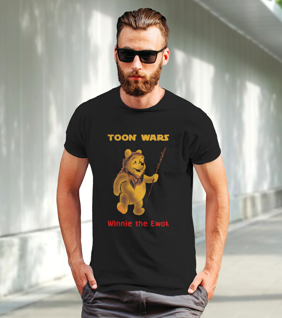 Toon Wars Winnie The Ewok Pooh Bear T-Shirt