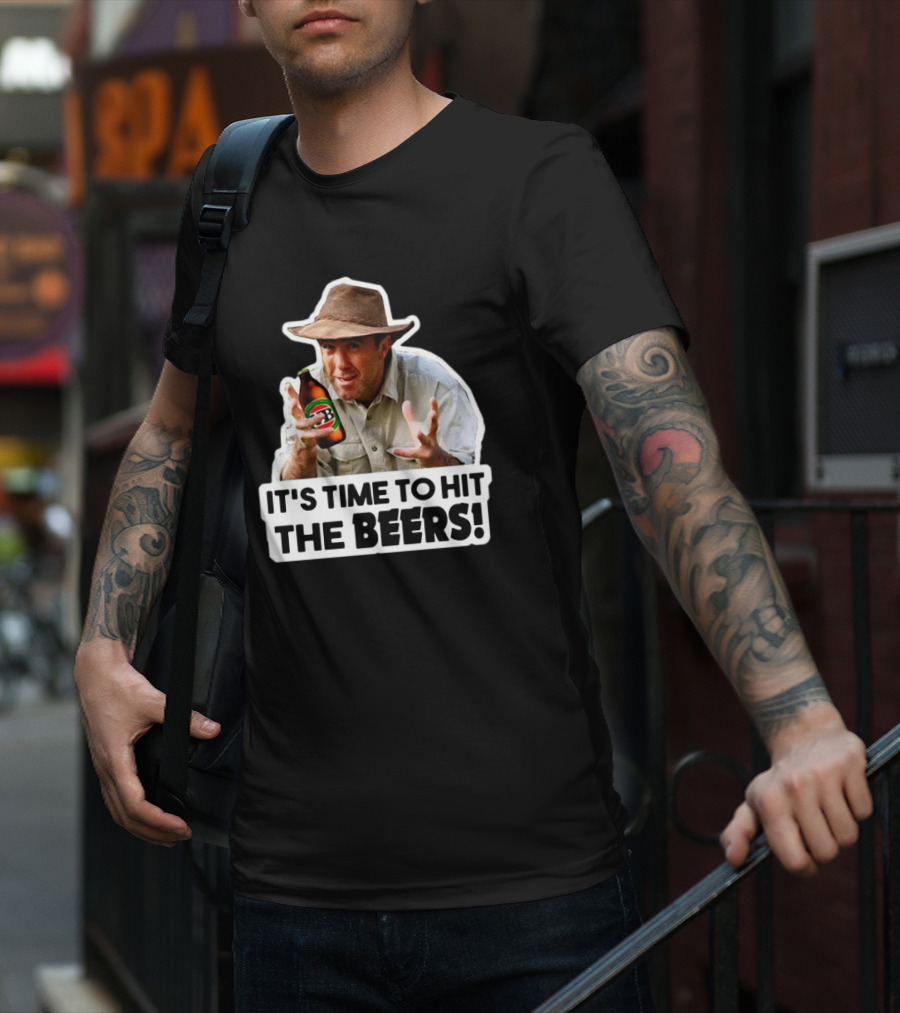Russell Coight It's Time To Hit The Beers Beer Bottle Hat T-Shirt