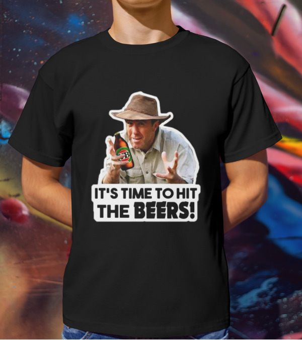 Russell Coight It's Time To Hit The Beers Beer Bottle Hat T-Shirt