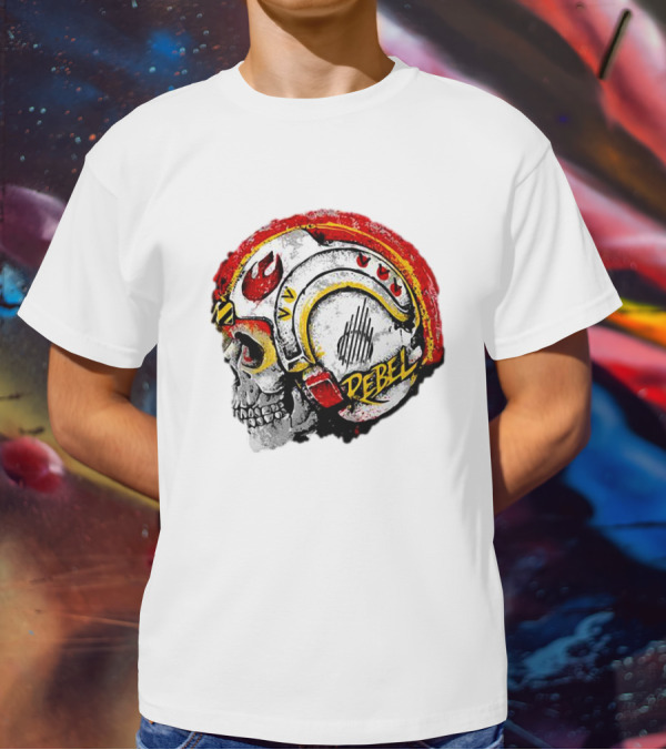 Star Wars Rebel Skull Helmet T-Shirt