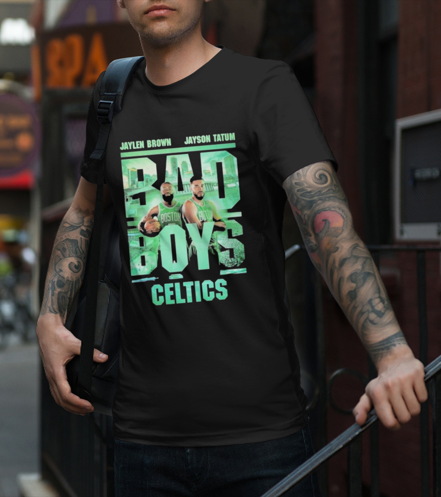 Jaylen Brown Jayson Tatum Bad Boys Celtics T-Shirt