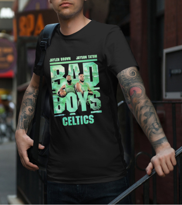 Jaylen Brown Jayson Tatum Bad Boys Celtics T-Shirt