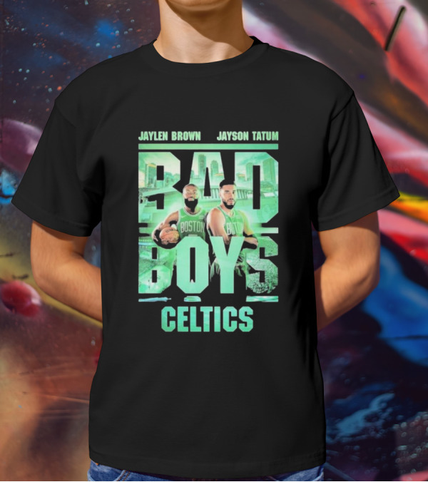 Jaylen Brown Jayson Tatum Bad Boys Celtics T-Shirt