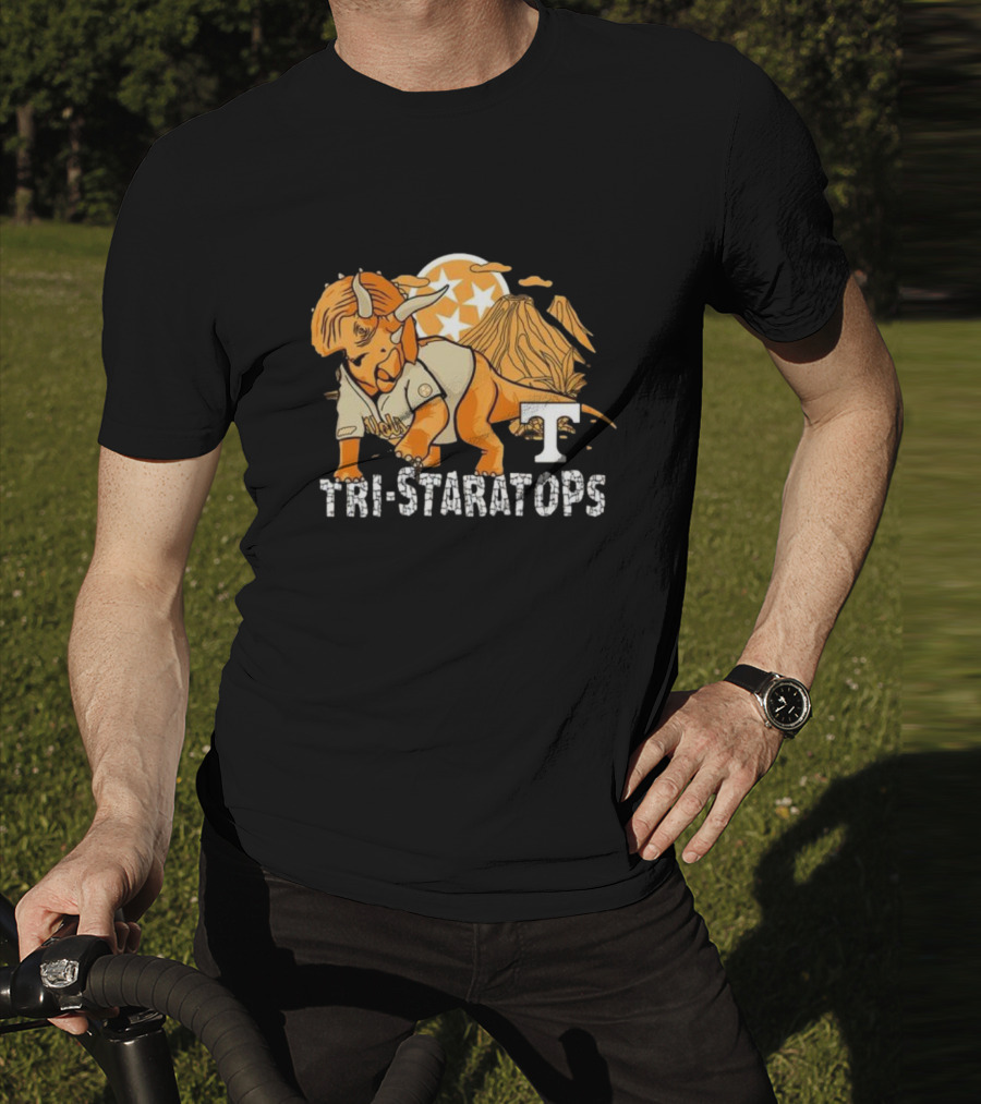 Tri-staratops Omavols Baseball Tennessee Mountain Stars T-Shirt