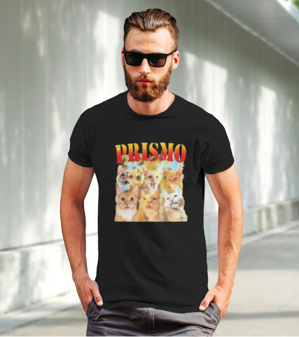 Prismo Cats Colorful Expressions Feline Montage T-Shirt
