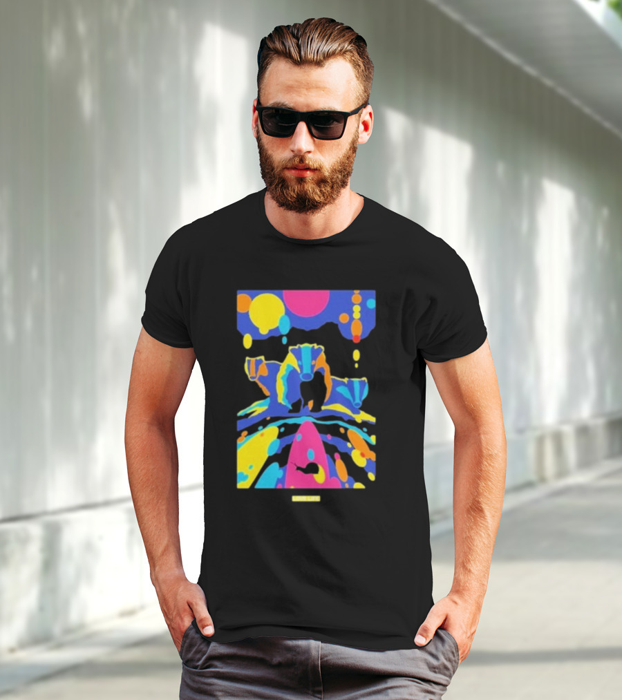 Chris Packham Badgers Glow In The Dark Colorful Wildlife T-Shirt