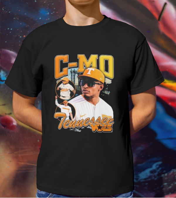 C-MO Tennessee Vols Baseball Vintage T-Shirt