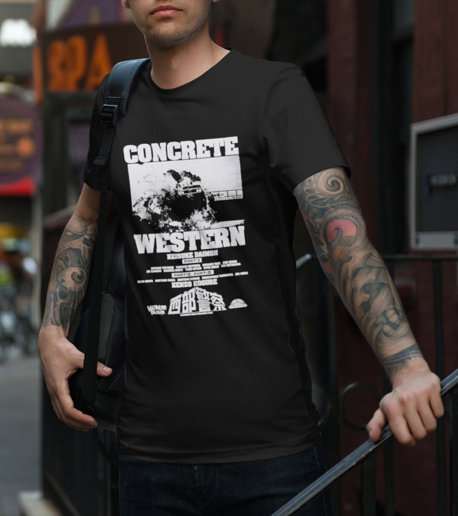 CONCRETE WESTERN KEISUKE DAIMON PART-I KENZO KOGURE DETECTION TRAINING STRATEGIES SHOWDOWN PART-II GOGO BOATS MOTORIZED SKATEBOARDS JET CYCLE DANGER T-Shirt
