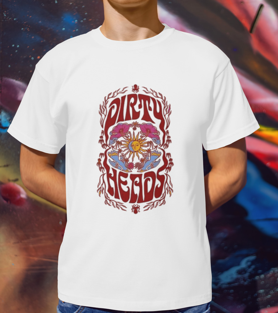 Dirty Heads Psychedelic Sun And Animals T-Shirt