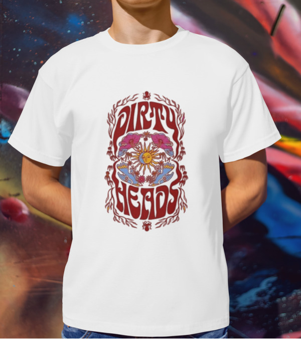 Dirty Heads Psychedelic Sun And Animals T-Shirt