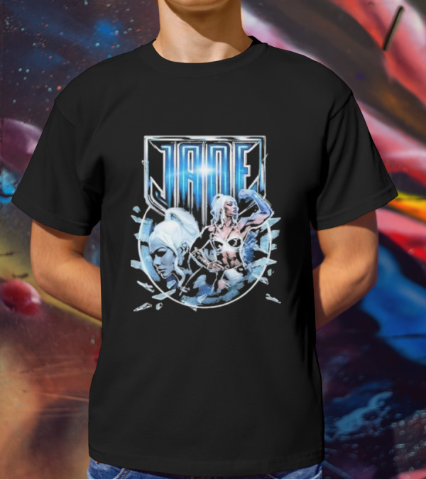 Jade Shattered Glass Power Pose T-Shirt