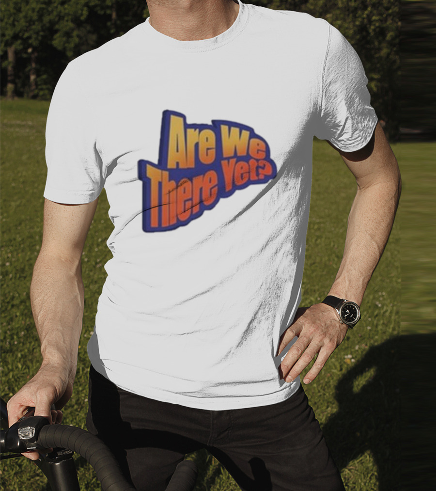 James Marriott Are We There Yet Retro Text T-Shirt