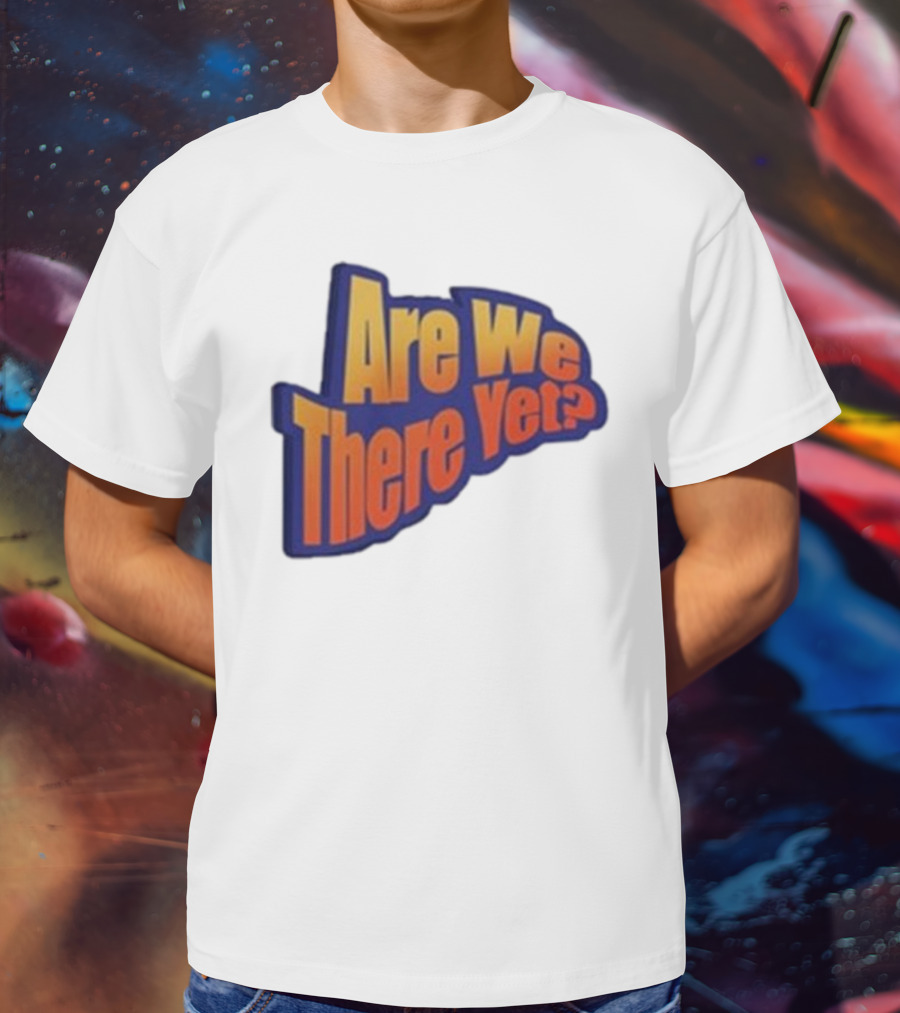 James Marriott Are We There Yet Retro Text T-Shirt