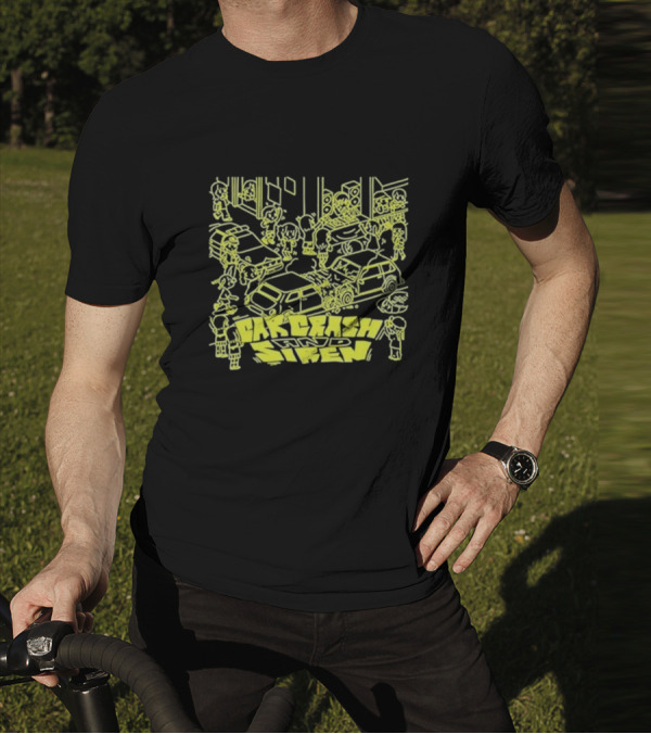 Jazzputin Car Crash Chaos And Siren Scene T-Shirt