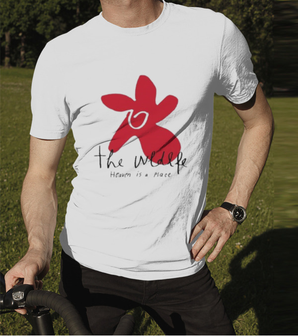The Wldlfe Heaven Is A Place Red Flower T-Shirt