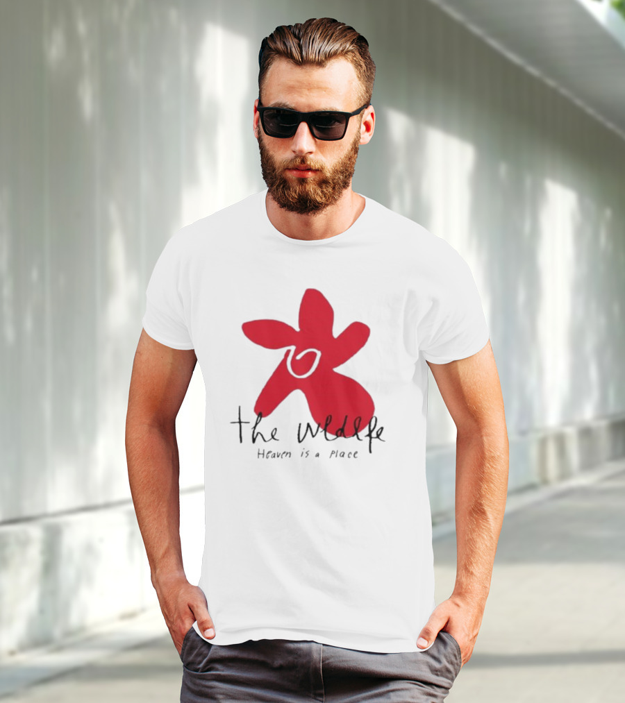 The Wldlfe Heaven Is A Place Red Flower T-Shirt