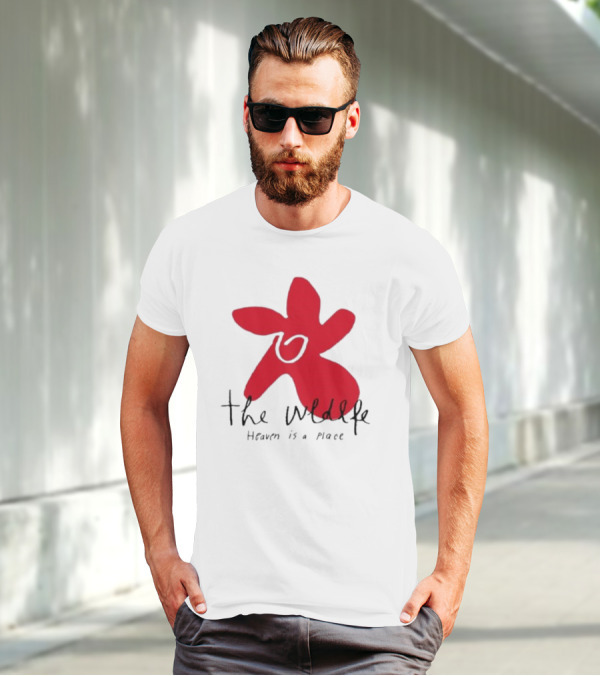 The Wldlfe Heaven Is A Place Red Flower T-Shirt