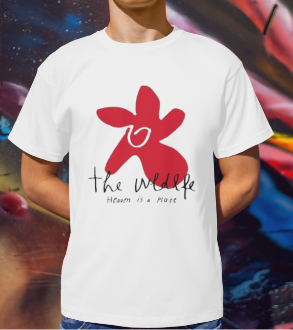 The Wldlfe Heaven Is A Place Red Flower T-Shirt