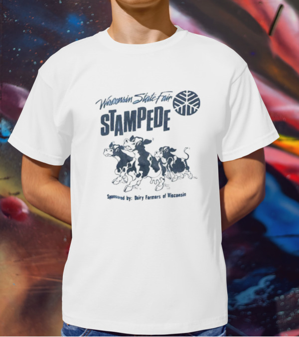 Wisconsin State Fair Stampede Sponsored By Dairy Farmers Of Wisconsin T-Shirt