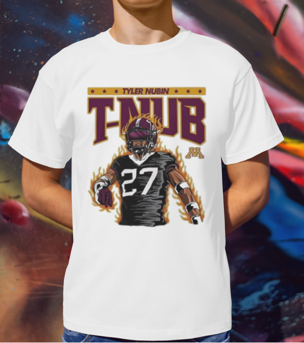 Ncaa Football Tyler Nubin T-Nub Defensive Back 27 Youth T-Shirt