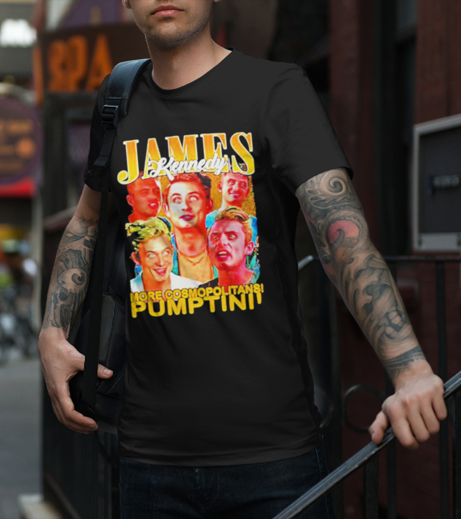 James Kennedy More Cosmopolitans Pumptini Vintage T-Shirt