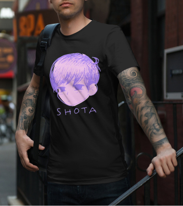 Kitsune Heroes Omo Cat Shota Anime Character Face Drawing T-Shirt