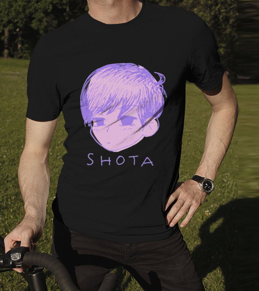 Kitsune Heroes Omo Cat Shota Anime Character Face Drawing T-Shirt