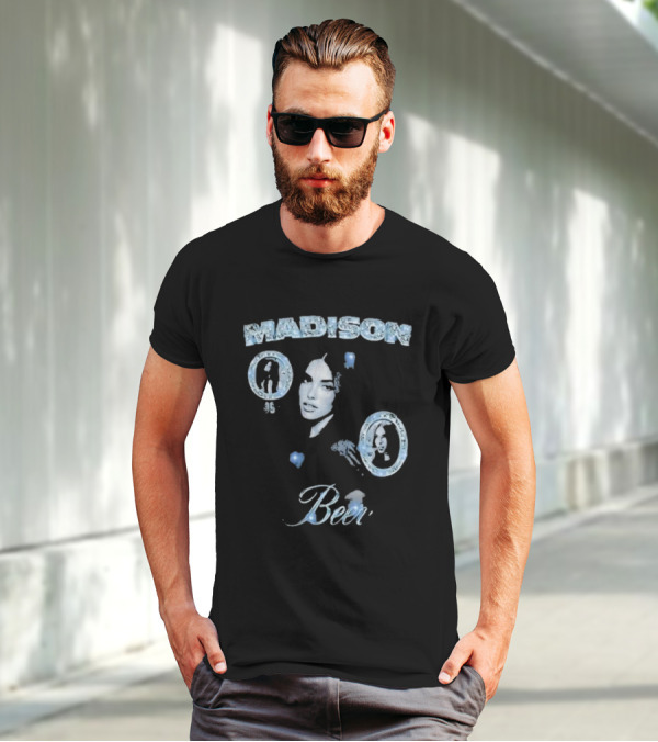 Madison Beer 95 Blue Gem Portraits T-Shirt