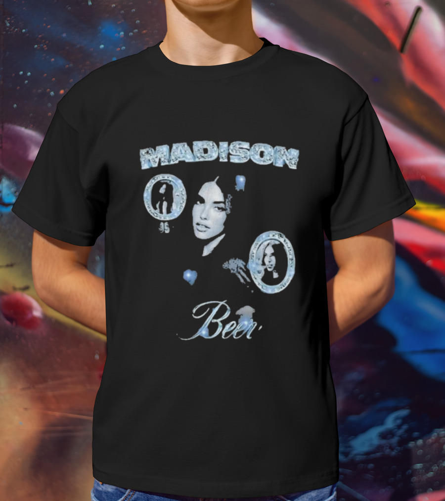 Madison Beer 95 Blue Gem Portraits T-Shirt