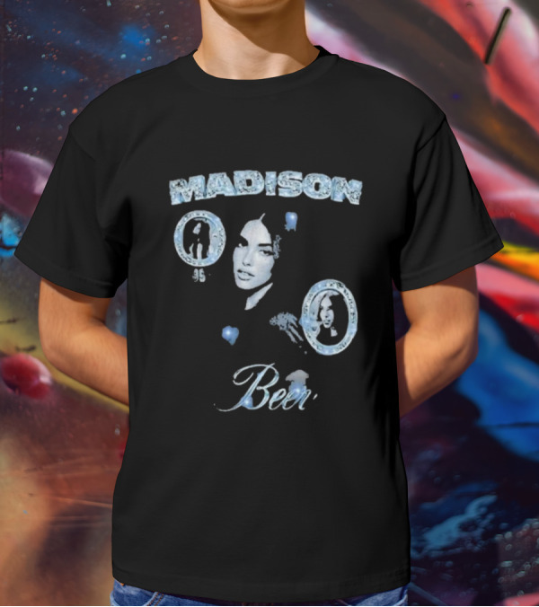 Madison Beer 95 Blue Gem Portraits T-Shirt