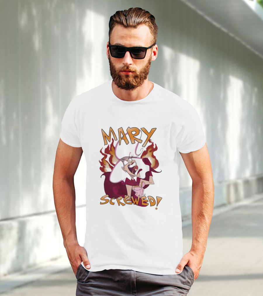 Mortal Kombat Mary Screwed Angry Fire T-Shirt