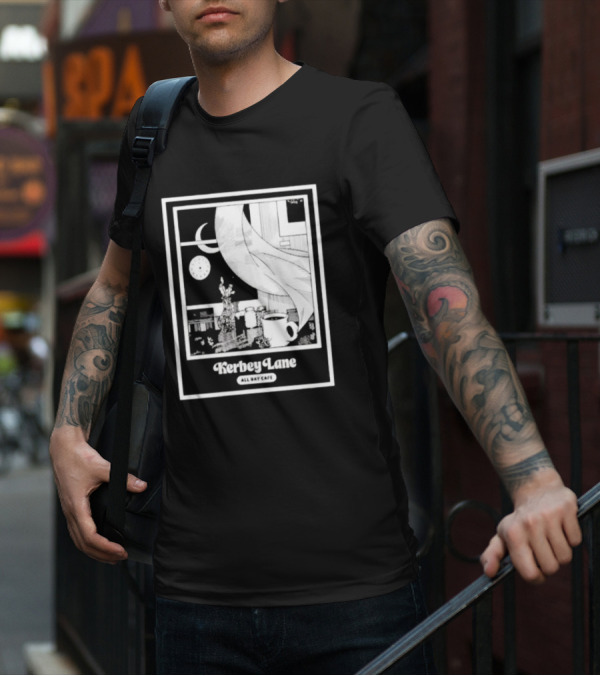 Kerbey Lane All Day Cafe Night Window Scene T-Shirt