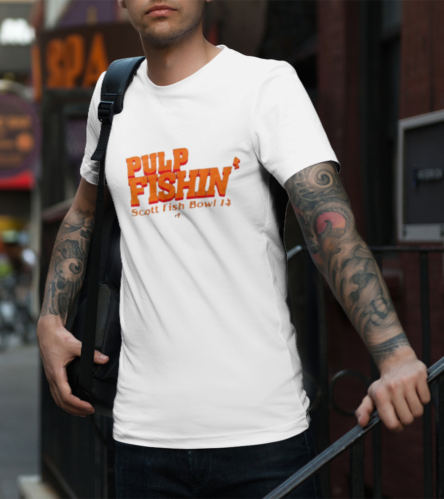 Pulp Fishin Scott Fish Bowl 14 T-Shirt