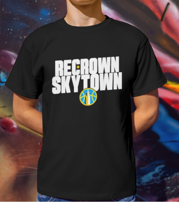 Recrown Skytown Basketball Skyline Star T-Shirt