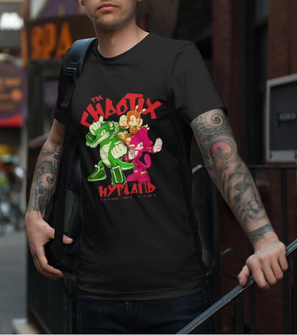 The Chaotix Hypland Vector The Crocodile Charmy Bee Espio The Chameleon T-Shirt