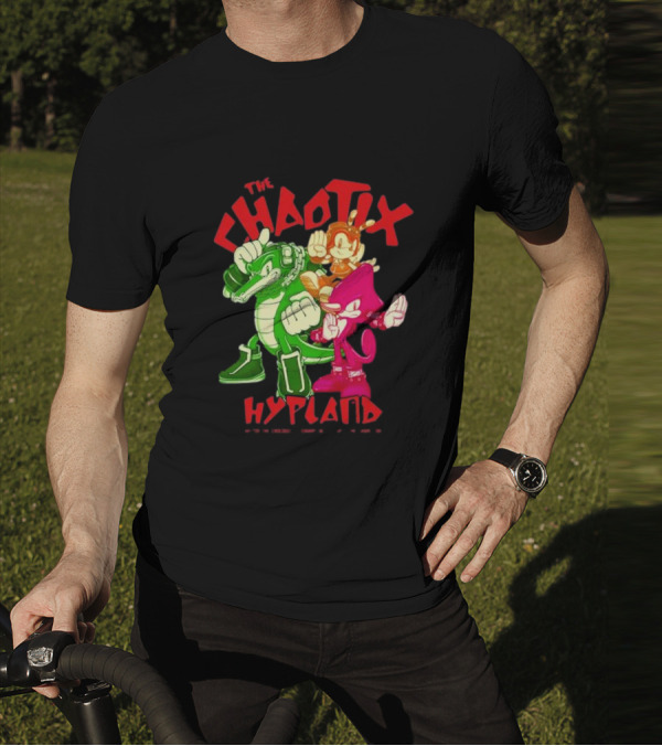 The Chaotix Hypland Vector The Crocodile Charmy Bee Espio The Chameleon T-Shirt