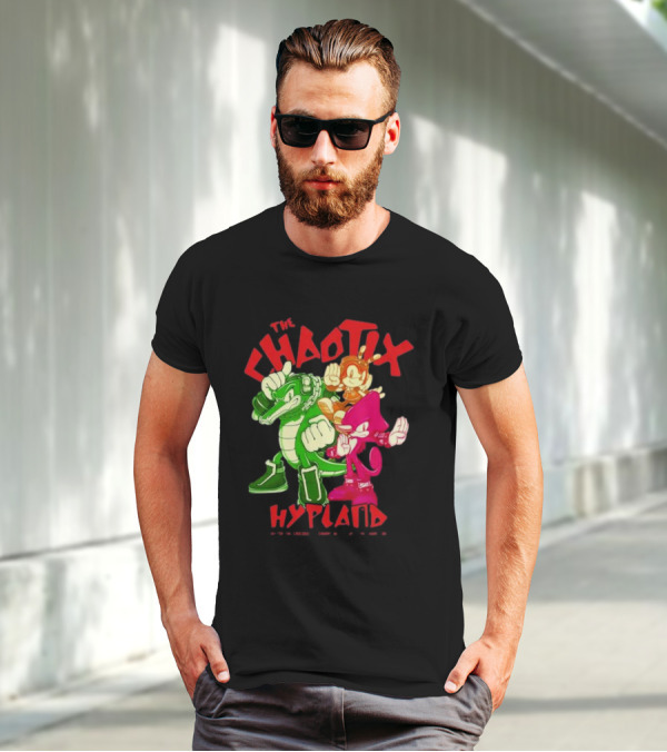 The Chaotix Hypland Vector The Crocodile Charmy Bee Espio The Chameleon T-Shirt