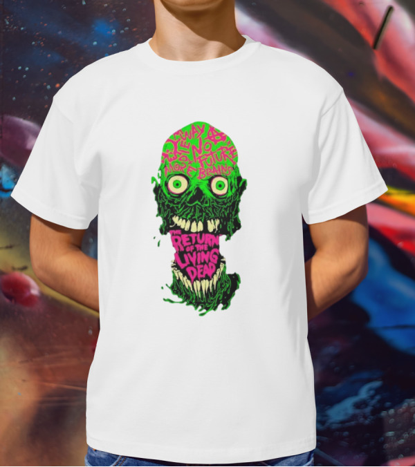 The Return Of The Living Dead Skull No Future More Brains Horror T-Shirt