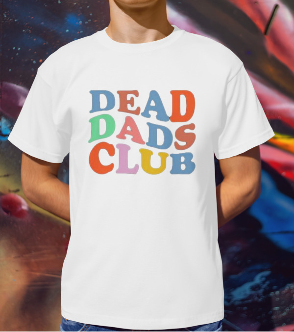 Wenshmoople Multicolored Dead Dads Club T-Shirt
